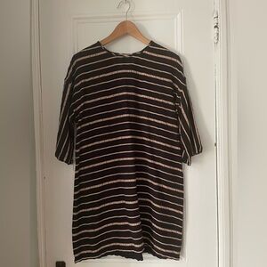 Ace & Jig black striped summer dress - XS